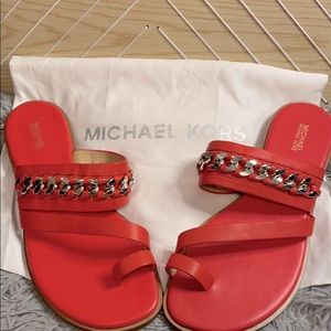 Brand New Michael Kors Sandals in Color:Coral
